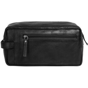 Spikes & Sparrow Kulturbeutel »TOILETRY BAG«, echt Leder schwarz  B/H/T: 25 cm x 13 cm x 10 cm   onesize