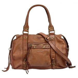 Samantha Look Shopper, echt Leder, Made in Italy cognac Größe B/H/T: 34 cm x 27 cm x 12 cm   onesize