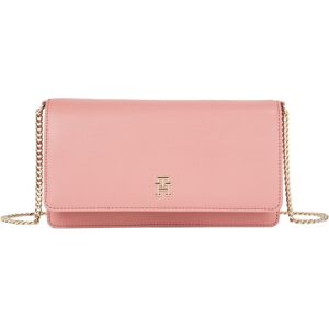 Tommy Hilfiger Umhängetasche »TH REFINED CHAIN CROSSOVER«, Handtasche Damen... Teaberry Blossom Größe B/H/T: 24 cm x 15 cm x 6,5 cm