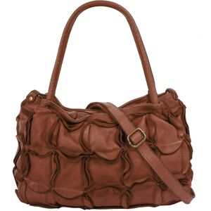 Samantha Look Shopper, echt Leder, Made in Italy cognac Größe B/H/T: 37 cm x 25 cm x 14 cm   onesize