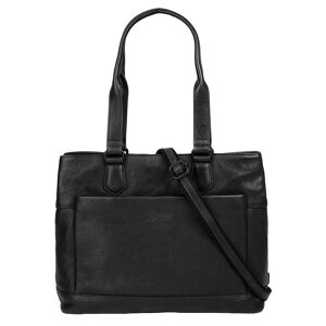 X-Zone Laptoptasche »RFID«, echt Leder schwarz Größe B/H/T: 30 cm x 24 cm x 11 cm   onesize