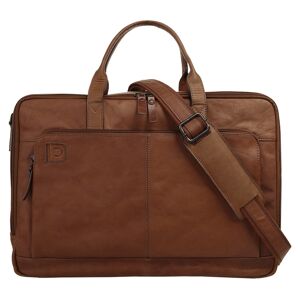 X-Zone Laptoptasche, echt Leder cognac Größe B/H/T: 43 cm x 31 cm x 11 cm   onesize