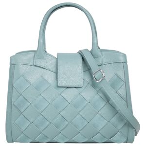 Samantha Look Henkeltasche, echt Leder, Made in Italy blau Größe B/H/T: 33 cm x 20 cm x 8 cm   onesize