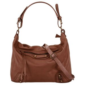 Samantha Look Shopper, echt Leder, Made in Italy cognac Größe B/H/T: 35 cm x 32 cm x 12 cm   onesize