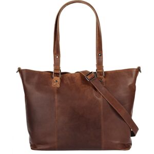 Cluty Shopper, echt Leder cognac Größe B/H/T: 42 cm x 29 cm x 12 cm   onesize