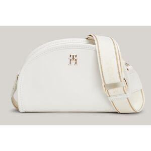 Tommy Hilfiger Mini Bag »TH MONOTYPE HALF MOON CAMERA BAG«, Handtasche Damen... Ecru Größe B/H/T: 20 cm x 13 cm x 7 cm