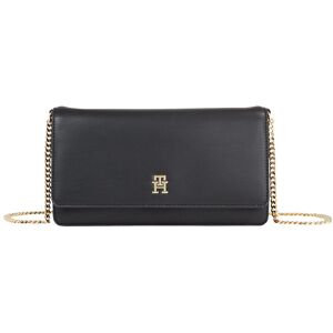 Tommy Hilfiger Umhängetasche »TH REFINED CHAIN CROSSOVER«, Handtasche Damen... Black Größe B/H/T: 24 cm x 15 cm x 6,5 cm