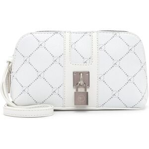 Tamaris Handtasche »Crossbodybag«, mit Schlossdetail und all over Logoprint white/white Größe B/H/T: 20 cm x 11 cm x 6,5 cm