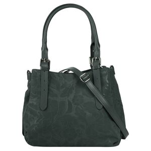 Samantha Look Henkeltasche, echt Leder, Made in Italy dunkelgrün Größe B/H/T: 29 cm x 25 cm x 18 cm   onesize