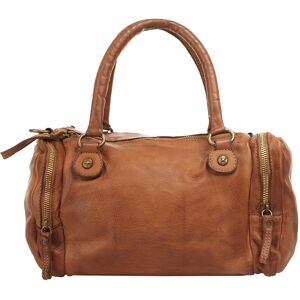 X-Zone Henkeltasche, echt Leder, Made in Italy cognac Größe B/H/T: 28 cm x 18 cm x 12 cm   onesize