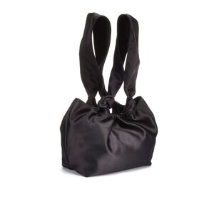 LASCANA Umhängetasche, aus Satin in modischen Knallfarben, Handtasche,... schwarz Größe B/H/T: 38 cm x 28 cm x 12 cm