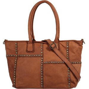 Samantha Look Shopper, echt Leder, Made in Italy cognac Größe B/H/T: 48 cm x 28 cm x 15 cm   onesize