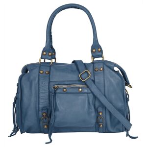 Samantha Look Shopper, echt Leder, Made in Italy blau Größe B/H/T: 34 cm x 27 cm x 12 cm   onesize