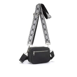 LASCANA Umhängetasche, Handtasche, Crossbody-Bag mit auswechselbaren... schwarz Größe B/H/T: 19 cm x 15 cm x 8 cm