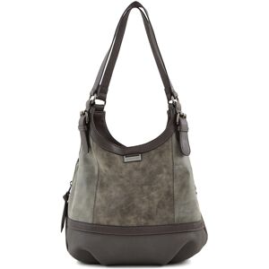 TOM TAILOR Damen Juna Shopper, grau, Gr. ONESIZE