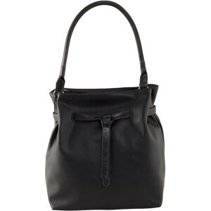 TOM TAILOR Damen Naida Beuteltasche, schwarz, Uni, Gr. ONESIZE