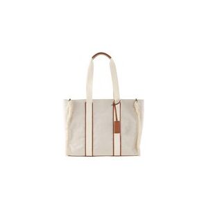 TOM TAILOR Damen Zoya Shopper, beige, Uni, Gr. ONESIZE