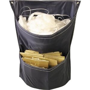 kaiserkraft Racksack® für Rollbehälter, mit 2 Taschen, blau, VE 10 Stk