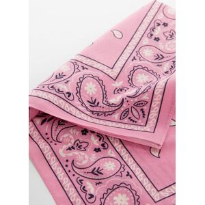 Mango Baumwoll-Bandana - Rosa - U - weiblich