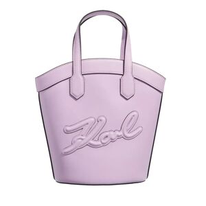 Karl Lagerfeld Henkeltasche - K/Signature Tulip Sm Tote - Gr. unisize - in Lila - für Damen