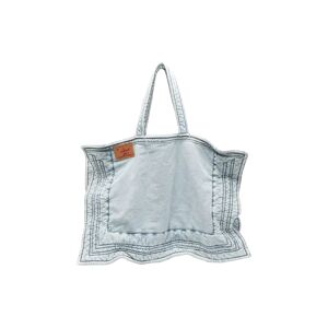 Y/Project Umhängetasche - Handtasche mit Logo-Patch - Gr. unisize - in Grau - für Damen