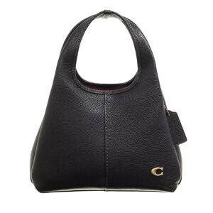 Coach Henkeltasche - Polished Pebble Leather Lana Shoulder Bag 23 - Gr. unisize - in Schwarz - für Damen