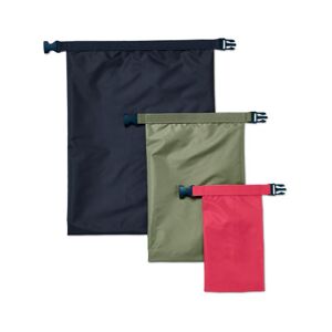 3 wasserfeste Packsäcke - Tchibo - Dunkelblau Polyurethan 1x  unisex