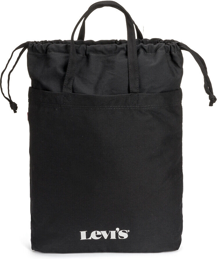 LEVI'S Shopper mit Kordelzug SCHWARZ