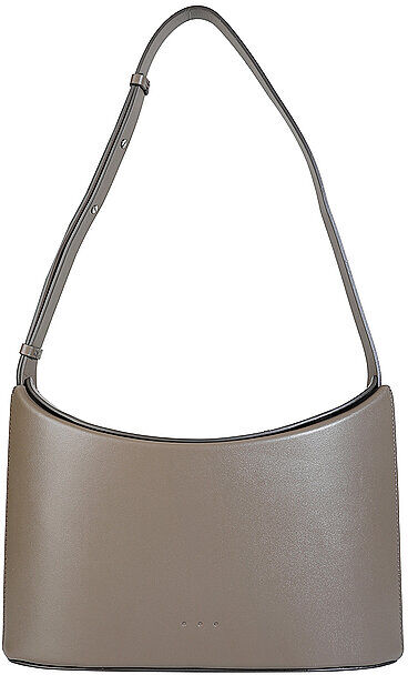 AESTHER EKME Ledertasche - Umhängetasche  grau   Damen   02PF21SCB L08