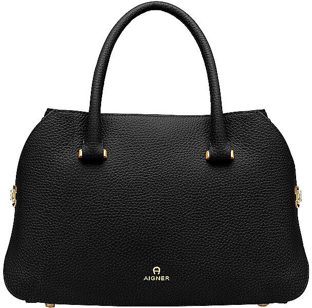 AIGNER Ledertasche - Henkeltasche Milano M schwarz   Damen   133852