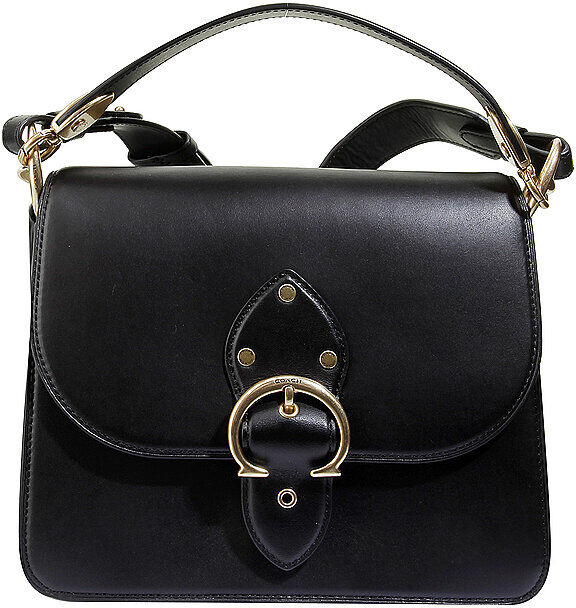 COACH Ledertasche - Schultertasche Beat schwarz   Damen   4597