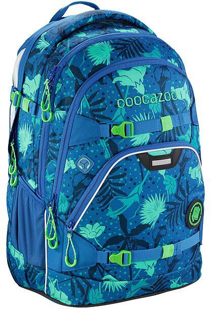 COOCAZOO Schulrucksack "Scale Rale - Tropical Blue"