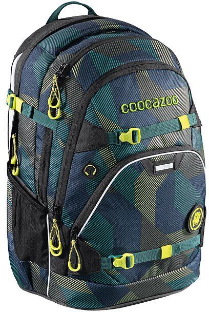 COOCAZOO Schulrucksack "Scale Rale - Polygon Bricks"