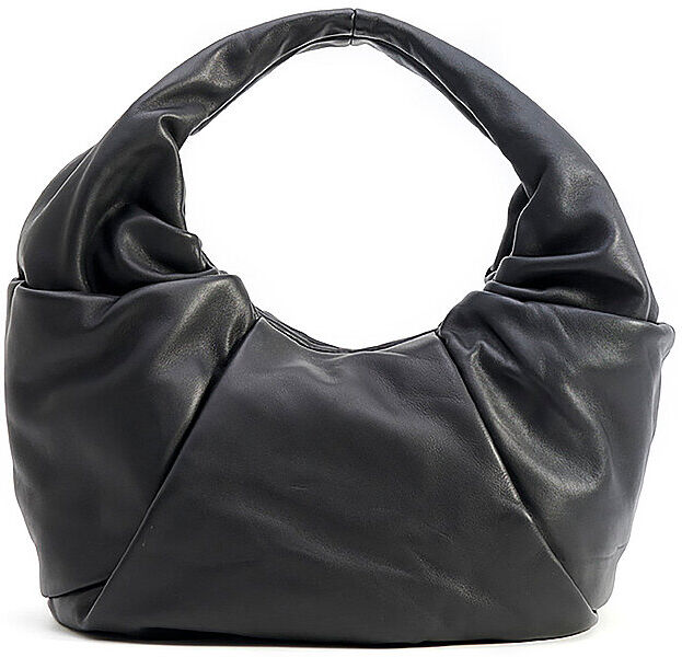 LES VISIONNAIRES Ledertasche - Hobo Bag Greta schwarz   Damen   GRETA SILKY LEA