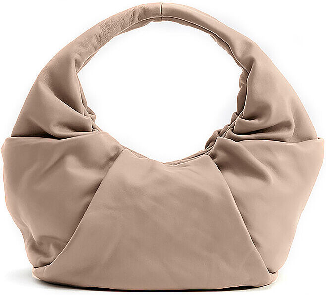 LES VISIONNAIRES Ledertasche - Hobo Bag Greta beige   Damen   GRETA SILKY LEA