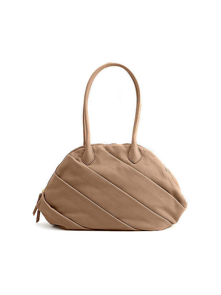 LES VISIONNAIRES Ledertasche  - Henkeltasche Hedi Camel   Damen   HEDI SOFT GRAIN