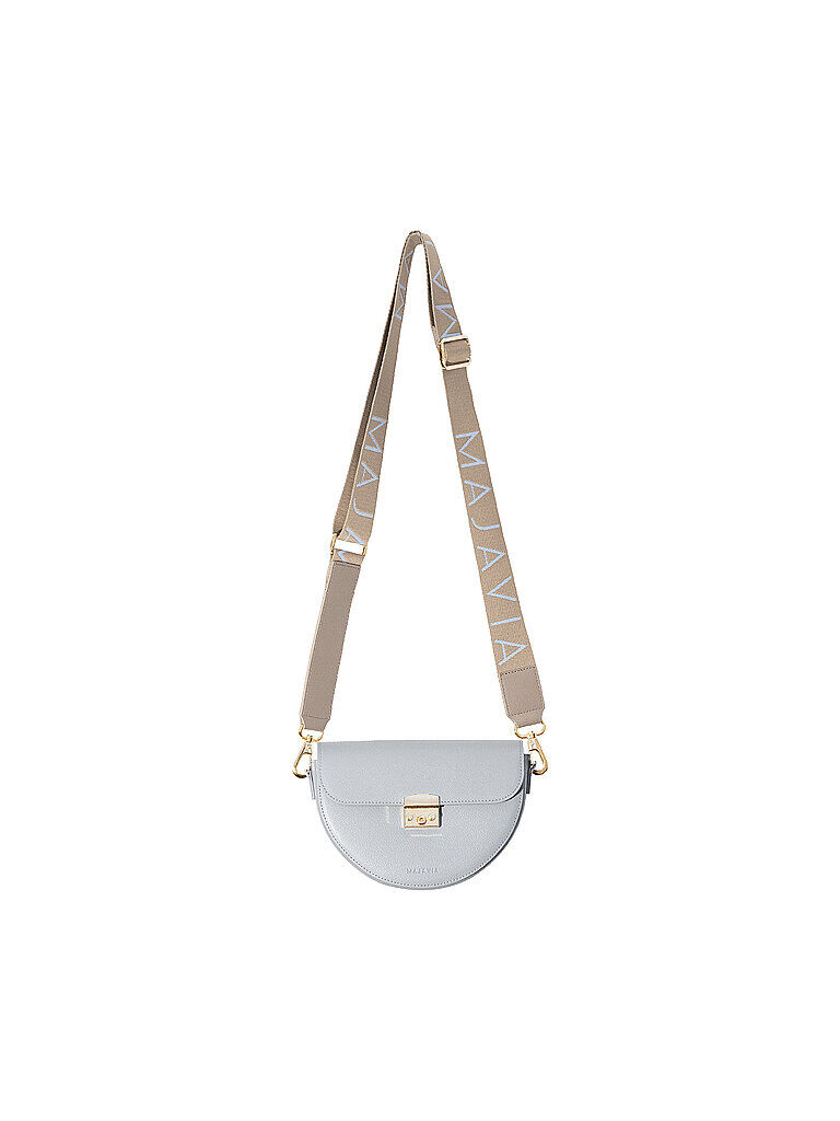 MAJAVIA Ledertasche - Mini Bag grau   Damen   K&O OPTION 7