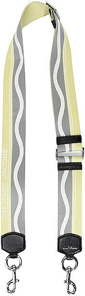 Marc JACOBS Schultergurt The Wavy Logo Webbing Strap grau   Damen   S304M06SP21