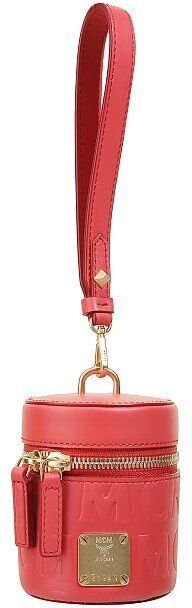 MCM Crossbody Tasche Cylinder Visetos Mini rot   Damen   MWRAACG06