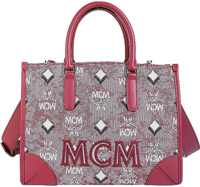 MCM Tasche - Shopper Vintage Jacquard  rot   Damen   MWTBATQ02