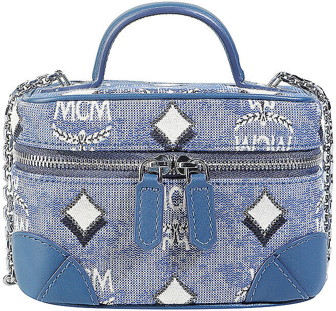 MCM Tasche - Mini Bag Vintage Jacquard  blau   Damen   MWRBATQ02