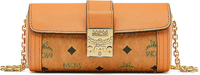 MCM Tasche - Mini Bag Tracy  Visetos braun   Damen   MYZBSXT01