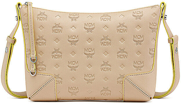 MCM Ledertasche - Umhängetasche Klara M beige   Damen   MWSBSKM02