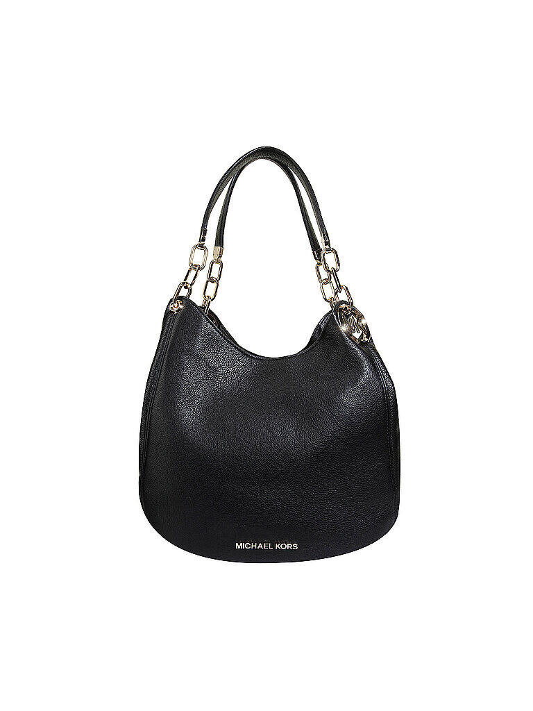 MICHAEL KORS Ledertasche - Hobo "Lillie" schwarz   Damen   30T9G0LE3L