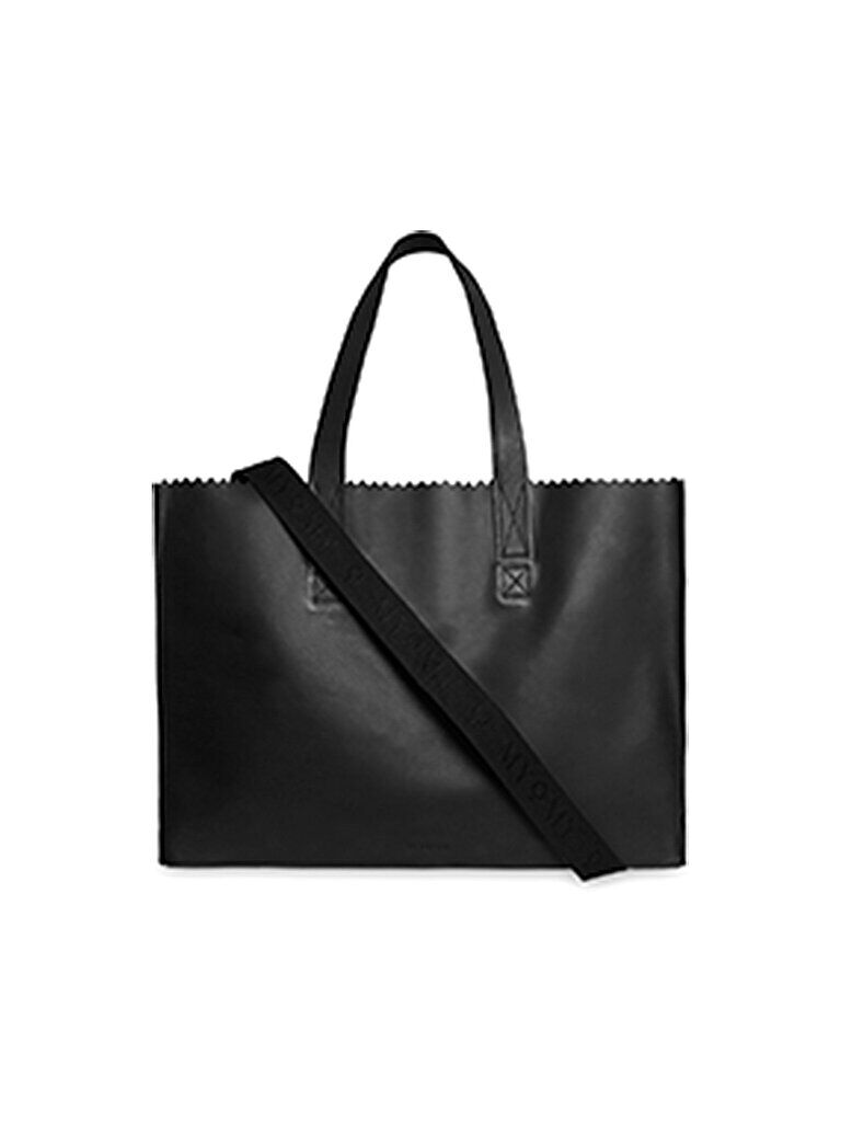 MYOMY Ledertasche - Shopper My Paper Bag Work schwarz   Damen   1023-1081