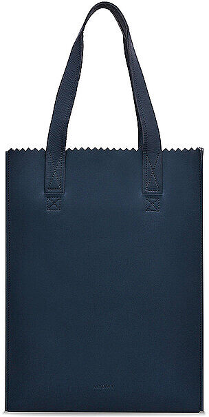 MYOMY Ledertasche - Shopper My Paper Bag blau   Damen   1027-58