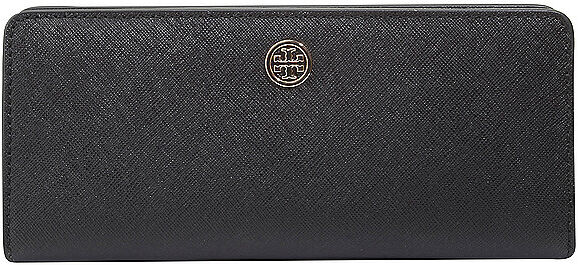 TORY BURCH Ledergeldbörse " Robinson " schwarz   Damen   54459