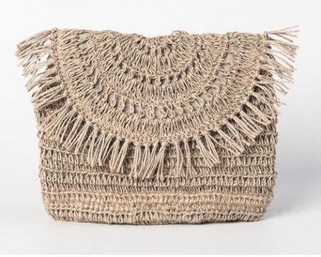 Rip Curl TAŠKA RIP CURL PARADISE COVE JUTE CLUTCH - béžová - univerzální