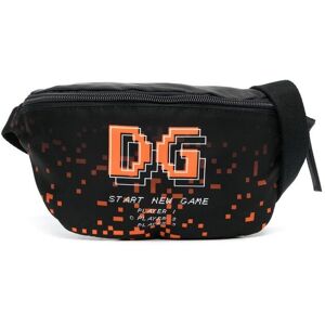 Dolce & Gabbana Kids Gürteltasche mit Videospiel-Print - Schwarz One Size Unisex