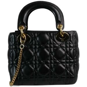 Christian Dior pre-owned mini Lady Dior two-way bag - Schwarz Einheitsgröße Female